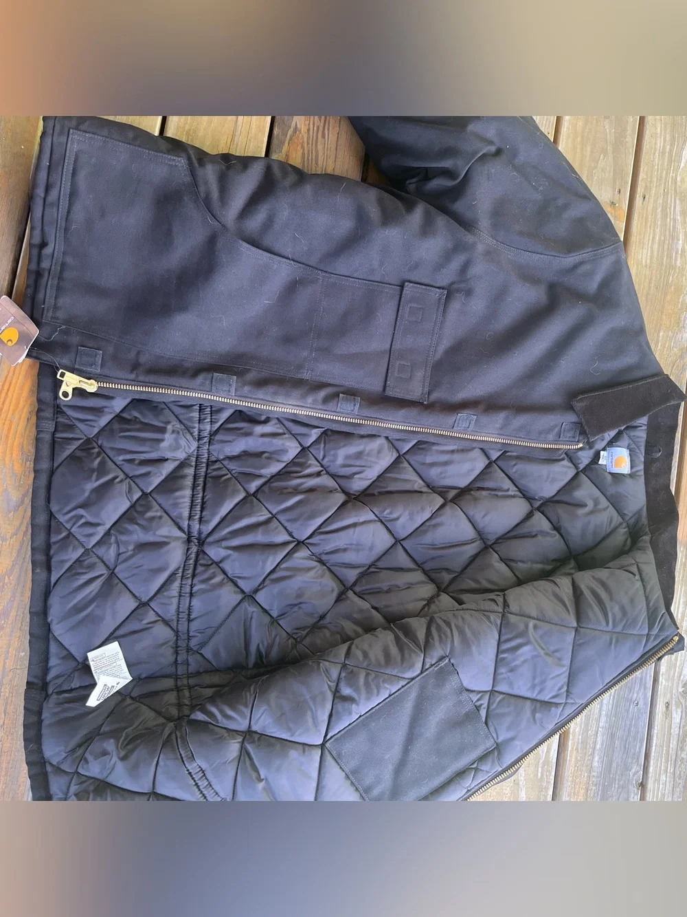 NWT Carhartt MADE IN USA Black Duck Detroit Jacket Size 3XL TALL
